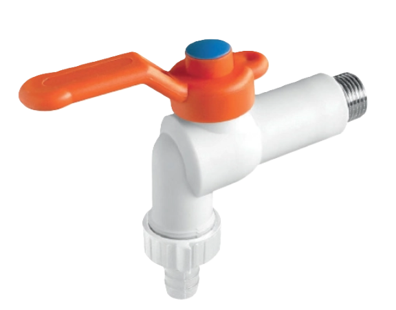 E3AVY000 - PPR Hortum Rakorlu Küresel Bahçe Musluğu - PPR Bibcock with Hose Union